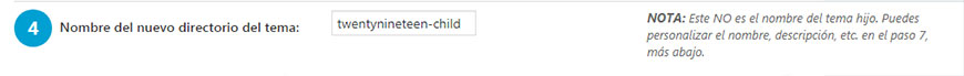 Paso4: Child Theme Configurator